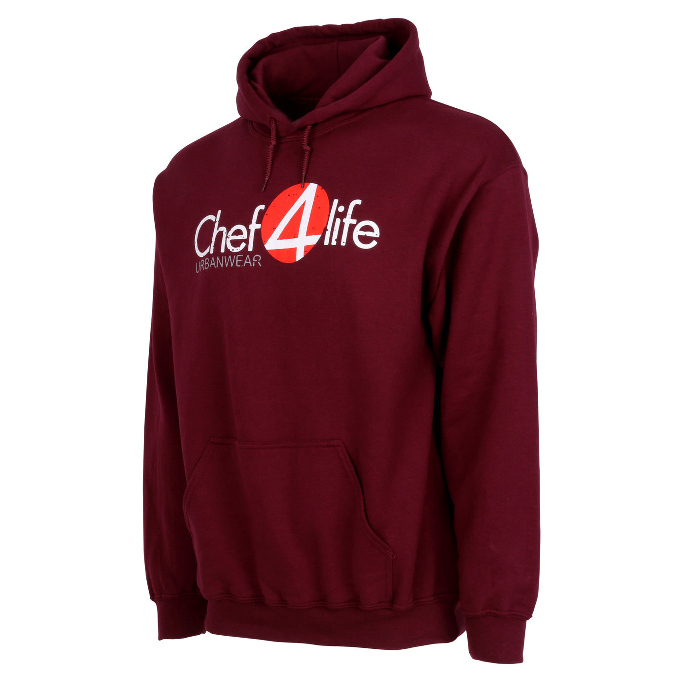 Chef4Life Burgundy Hoodie