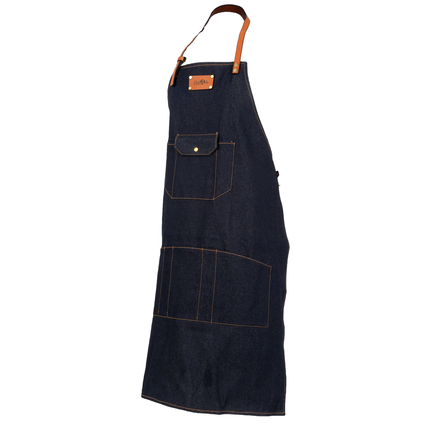 Denim/ Leather Strap Urban Apron